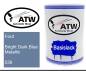 Preview: Ford, Bright Dark Blue Metallic, 039: 500ml Lackdose, von ATW Autoteile West.
